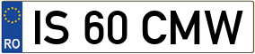 Truck License Plate